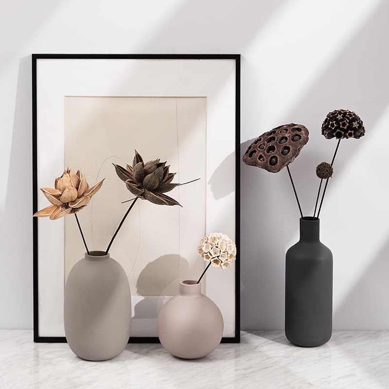 Nordic Matte Ceramic Vase - alternate view