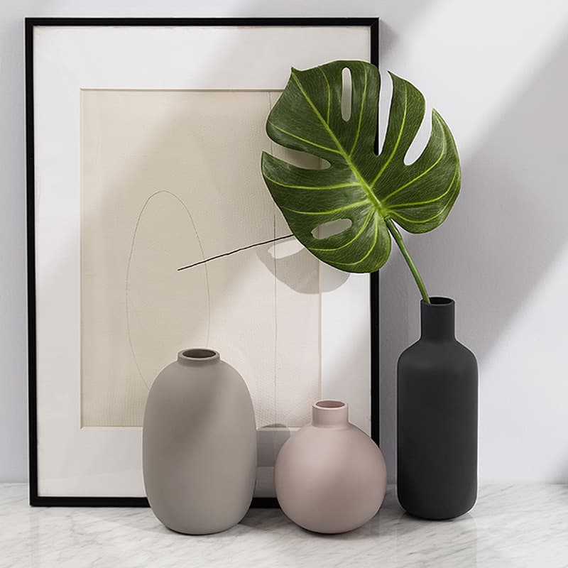 Nordic Matte Ceramic Vase